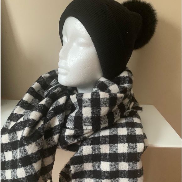 Checkered blanket scarf - Picture 1 of 4